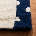 thumbnail image 3 of SAFAVIEH Kids Constantine Bunny Wool Area Rug, Navy/Ivory, 5' x 8', 3 of 9