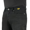 thumbnail image 3 of First Mfg Co - Boulevard - Men's Motorcycle Biker Riding Black Denim Pants - Size 50 x 34 - Armor Pockets, 3 of 7
