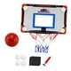 thumbnail image 2 of Aro de baloncesto,Aro de baloncesto de pared para niños,Aro de baloncesto plegable para puerta de habitación,Juguete de baloncesto con de baloncesto,Mini aro para colgar sobre, 2 of 8