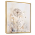 thumbnail image 2 of Designart "Dandelion In Subdued Tones II" Dandelion Floater Framed Wall Art Living Room, 2 of 5