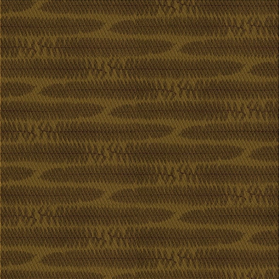 Ahgly Company Machine Washable Indoor Square Transitional Dark Bronze Brown Area Rugs, 7' Square