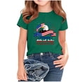thumbnail image 3 of Cloaraye Youth 4th of July T-Shirt Boys Girls American Flag Graphic Short Sleeve Crew Neck Tee for 13-14Y - Independence Day Clothes, 3 of 5