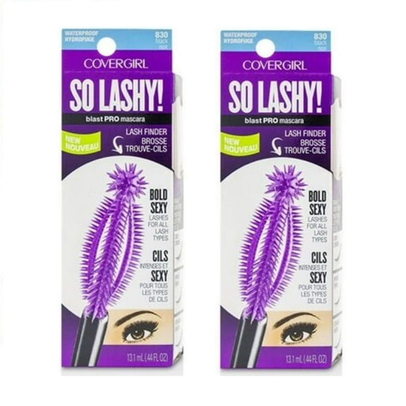 Pack of 2 CoverGirl So Lashy blast PRO Mascara, Waterproof, Black (830), Pack of 2 By Visit the COVERGIRL Store