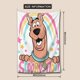 thumbnail image 2 of Tapiz de dibujos animados de Scooby Doo, tapiz de pared grande, tapiz de fondo, póster vertical para colgar en la pared para dormitorio, sala de estar, hogar, oficina, decoración, regalos, 80 x 60, 2 of 7