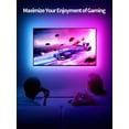 thumbnail image 3 of TV Lights Behind,21.32ft LED Lights for 55-85 Inch TV,RGB TV LED Lights Backlight,Music Sync Bluetooth APP and Remote Control TV LED Strip Lights USB Powered for Bedroom/Gaming, 3 of 6