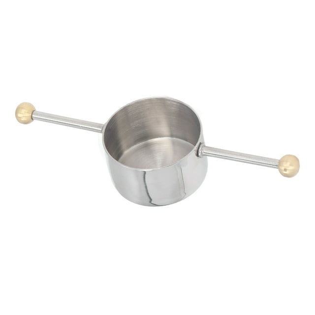 Taza Medidora De Acero Inoxidable, Taza Medidora De Barman Con Protección Contra La Oxidación, Base Metálica, Interior Cepillado Multiusos Para Barra