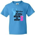 thumbnail image 3 of Inktastic Gender Reveal Will It Be a Little Buck or Doe? Youth T-Shirt, 3 of 5