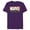 Purple, variant on Marvel Pride Flag Rainbow Marvel Heroes Logo Retro Rectangle - Short Sleeve Blended T-Shirt for Adults - Customized-Navy Heather