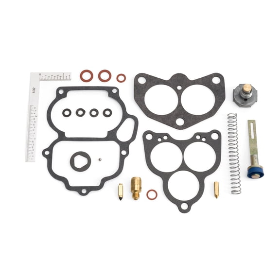 Edelbrock 1154 94 Carburetor Rebuild Kit; Incl. Fuel Inlet Seat/Fuel Inlet Needle/Accelerator Pump/Pump Spring/Check Ball/Check Ball Retainer/Power Valve/Float Gauge/Gaskets;