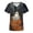 Multicolor-2, variant on Stamzod Scrub Tops for Women Fashion Halloween Print V-Neck Short Sleeve Holiday Medical Shirts with Pockets