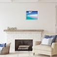 thumbnail image 2 of Stupell Industries Tropical Beach Shoreline Coastal Photography White Framed Art Print Wall Art, 2 of 5