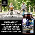 thumbnail image 4 of Methylated Multivitamin for Women & Men, Natural Daily Multivitamins with Folate, Vitamin B12, Vitamin B2 and B6, Non-GMO, Gluten-Free, 120 Caps, 4 of 7
