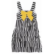 Rare Editions Little Girls Striped Ruffle Dress