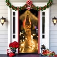 thumbnail image 3 of 1 funda para puerta de casa de jengibre de Papá Noel para Navidad, decoración para fiestas en el hogar, fondo colgante, decoración navideña de Año Nuevo, 3 of 5