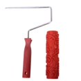 thumbnail image 5 of Various Embossed Pattern Painting Roller With Plastic Painter Wall Art Handle Brush Tool 7" B, 5 of 5