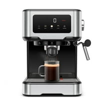 Chefman CraftBrew Espresso Machine w/ Steam Wand and Touch Controls – Stainless Steel, New