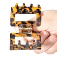 thumbnail image 3 of EIMELI Tortoise Shell French Style hair claw clip Medium hair jaw clips for Women thick hair,3 Packs, 3 of 7