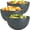 Gray 135oz, variant on Greentainer 50oz Large Cereal Bowl Set of 4, BPA-Free Plastic Bowls for Salad, Soup & Pasta, Microwave & Dishwasher Safe