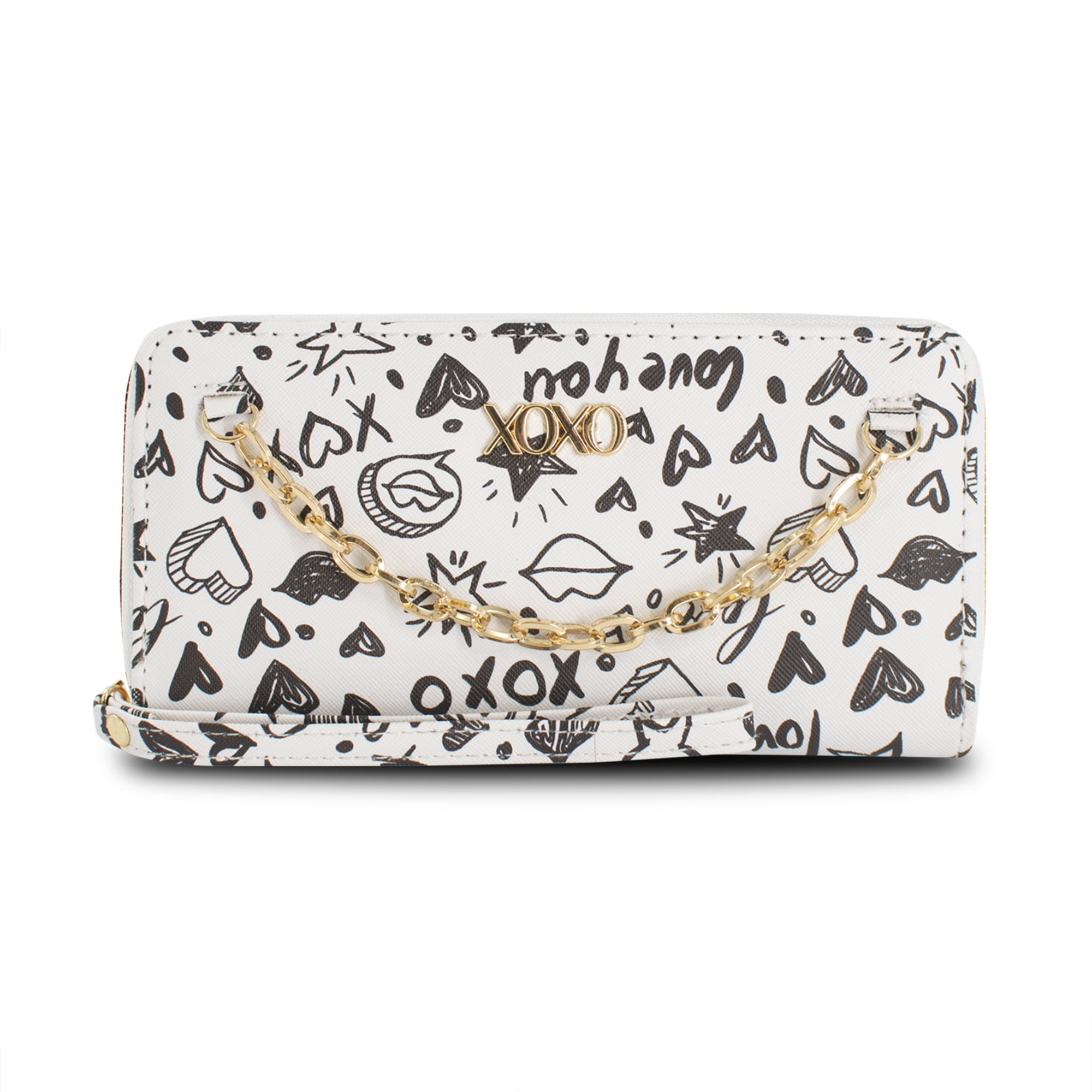 Women's Patterned Checkered Floral Zip Purse Wallet Pouch Clutch Bag Handbag 