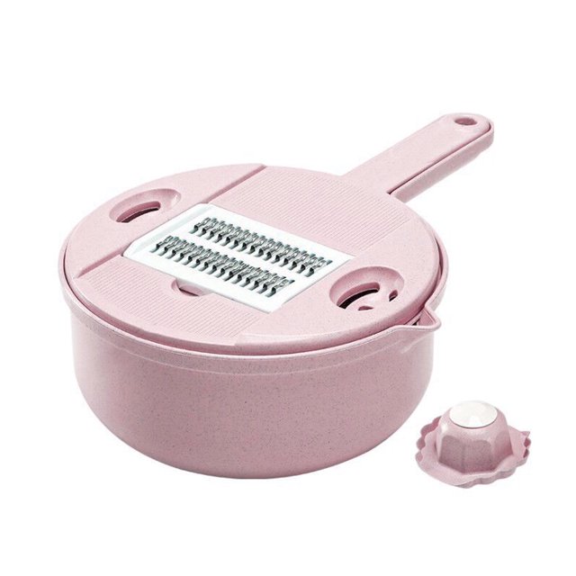 CAROOTU Multi-functional Vegetable Slicer Cutter Shredder Multipurpose Grater with 5 Blades for Home Kitchen