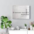 thumbnail image 6 of Inspirational Wall Art If Opportunity Doesn't Knock Motivational Print Ready to Hang Artwork Unframed, 6 of 12
