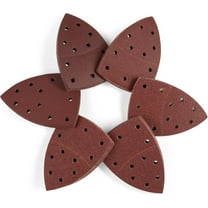 60 PCS Mouse Sander 11 Holes Detail Palm Sanding Sheet Hook and Loop Grit 40-240