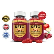 (2 Pack) Great Results Keto ACV Gummies 1000MG Dietary Supplement 120 Gummys