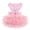 🥝 Pink_Hot#405, variant on Pet Dog Cat Striped Dress • Cute Princess Skirt • Soft Breathable Summer Outfit • Lightweight Pullover Pet Apparel • Fashion Clothes for Small Pets