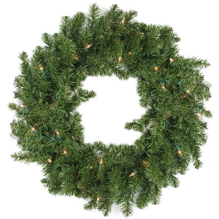 Darice 30 Prelit Led Canadian Pine Artificial Christmas Wreath Darice 30 Prelit Led Canadian Pine Artificial Christmas Wreath Clear Lights