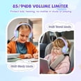 thumbnail image 2 of Auriculares para niños Botesty Sound con cable, límite de volumen, color morado, 2 of 7