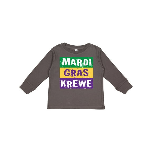 Inktastic Mardi Gras Krewe Parade Boys or Girls Long Sleeve Toddler T-Shirt