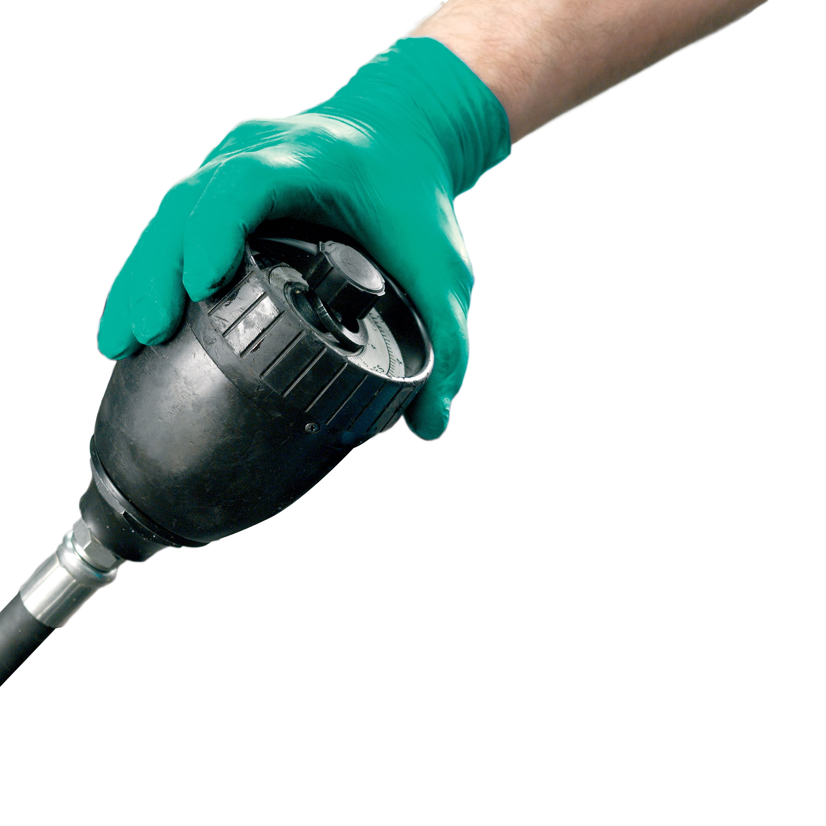TouchNTuff 92-600 Nitrile Gloves - Disposable, Chemical splash resistant, Size Medium (pack of 100)