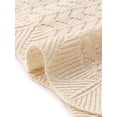 thumbnail image 5 of INSPIRE CHIC Tie Front Shrug Sweater for Women Crop Cardigan Knit 3/4 Sleeve Open Front Casual Elegant Cardigans XL. Beige, 5 of 6