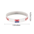 thumbnail image 3 of Pulsera De Silicona Pulsera de silicona multicolor con banderas del Mundial 2026 para aficionados de Estados Unidos,Canadá y México (multicolor,1 pieza). Rkxzt, 3 of 9