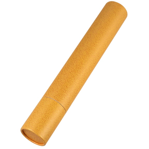NICEXMAS Nicexmas Yellow Paperboard Tube for Poster and Artwork Storage