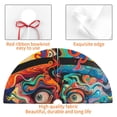 thumbnail image 4 of Sikiie Psychedelic Faces Colorful 30-48 inches {designName} Print Christmas Tree Skirt Snowman Xmas Tree Skirt with Edge Christmas Decorations for Holiday Party-30", 4 of 7