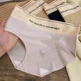 thumbnail image 6 of TNOBHG High-waisted Panties Women's Underpants Ice Silk Quick Dry Seamless Soft Breathable Thin Anti-septic High Waist Stretchy Slim Fit Tummy Control Lady, 6 of 8