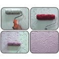 thumbnail image 1 of Various Embossed Pattern Painting Roller With Plastic Handle Brush Tool 7" A, 1 of 8