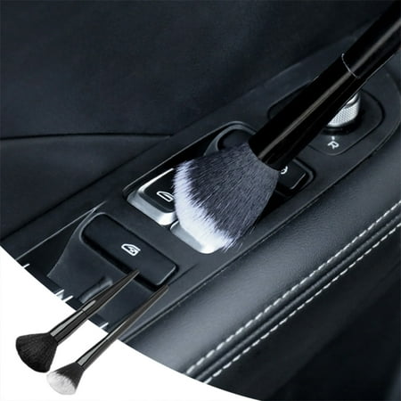 

WLAGOOD Home on Clearance!2-Piece Multi-Functional Car Conditioning Outlet Cleaning Brush Central Control Interior Slit Nylon Soft Bristled Detail Brush