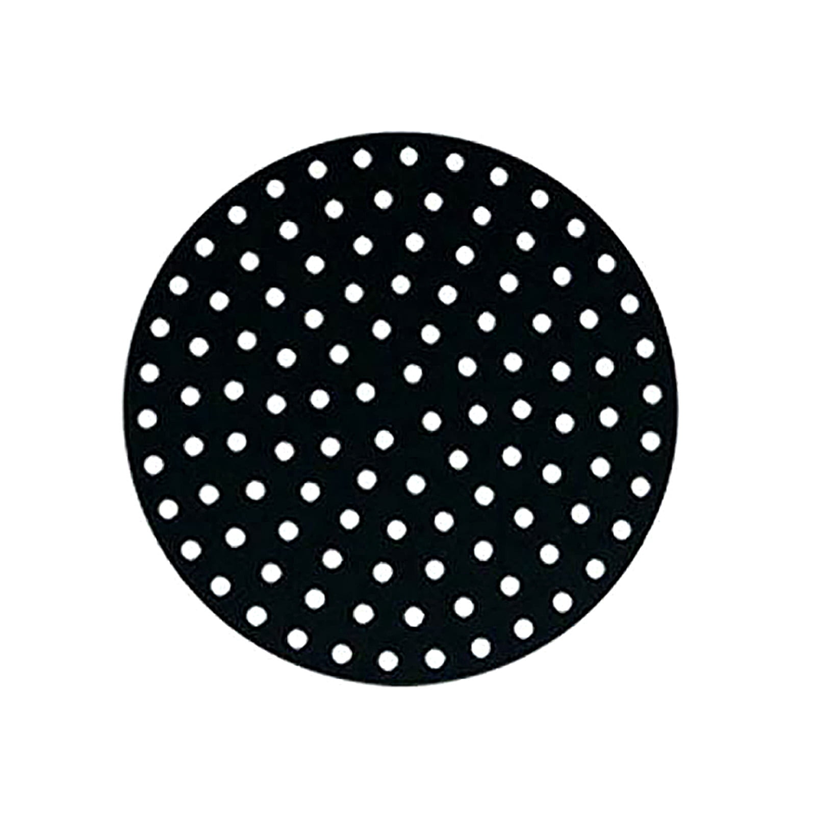 3 Tapis De Cuisson En Silicone Pour Friteuse à Air - 21.5cm Carrés, Perforés, Réutilisables - Rouge, Noir, Gris