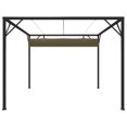 thumbnail image 3 of vidaXL Pavillon de Jardin avec Toit Rétractable 3x3 m Taupe 180 g/m², 3 of 5