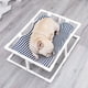 thumbnail image 2 of Cama Elevada para Mascotas Doble Cara, Ideal para Exteriores e Interiores, Fácil de Instalar y Lavar, Diseño Antihumedad para Perros y Gatos, Tamaño 60x45x20 cm, Color Azul y Blanco, 2 of 6