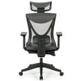 thumbnail image 2 of EFFYDESK KaiChair Fully Adjustable Best Ergonomic Office Chair and Task Chair with Lumbar Support and Posture alignment with 4D armrest (Obsidian Black), 2 of 10