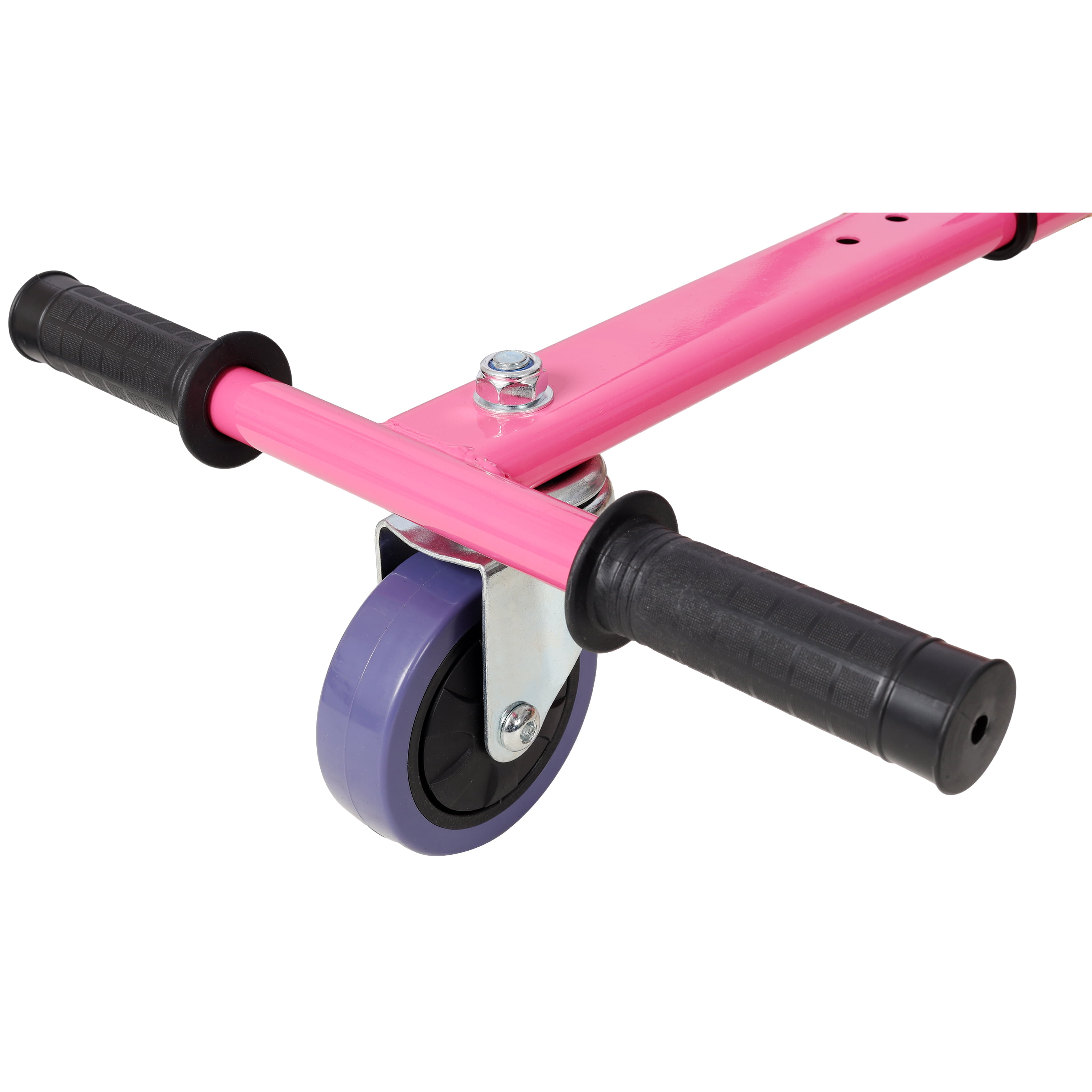 Hoverboard Seat Attachment Go-Kart, Fits 6.5" 8"10" Hoverboards, Sturdy Adjustable Off-Road Frame, Hover Cart for Family Fun, Not Include Hoverboard, Pink