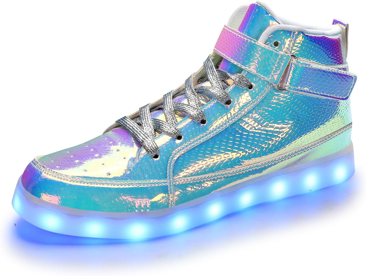 Light Up Shoes Men Women LED Shoes High Top Adult Light Up Sneakers Glow in  The Dark Shoes with USB Recharging for Dancing Parties - Walmart.com