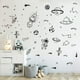 thumbnail image 1 of Adhesivos de pared YOYOU ART HOME con tema del espacio exterior para niños, 1 of 8