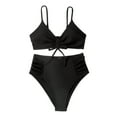 thumbnail image 2 of CALAFEBILA Plus Size Womens Bras Wirefree Push up Front Closure Bra Lace Breathable Bras, 2 of 7