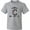 AC-Heather Grey, variant on Letter C Monogram Tribal Arrow Youth T-Shirt