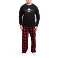 thumbnail image 5 of CafePress - Flute Skull 2010 - Men's Long Sleeve Loose Fit Cotton Dark Pajama Set, 5 of 7