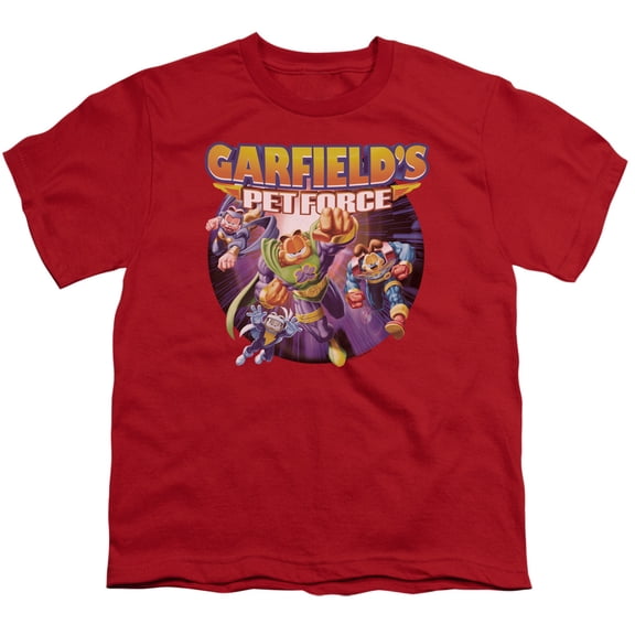Garfield - Pet Force Four - Youth Short Sleeve Shirt - Medium